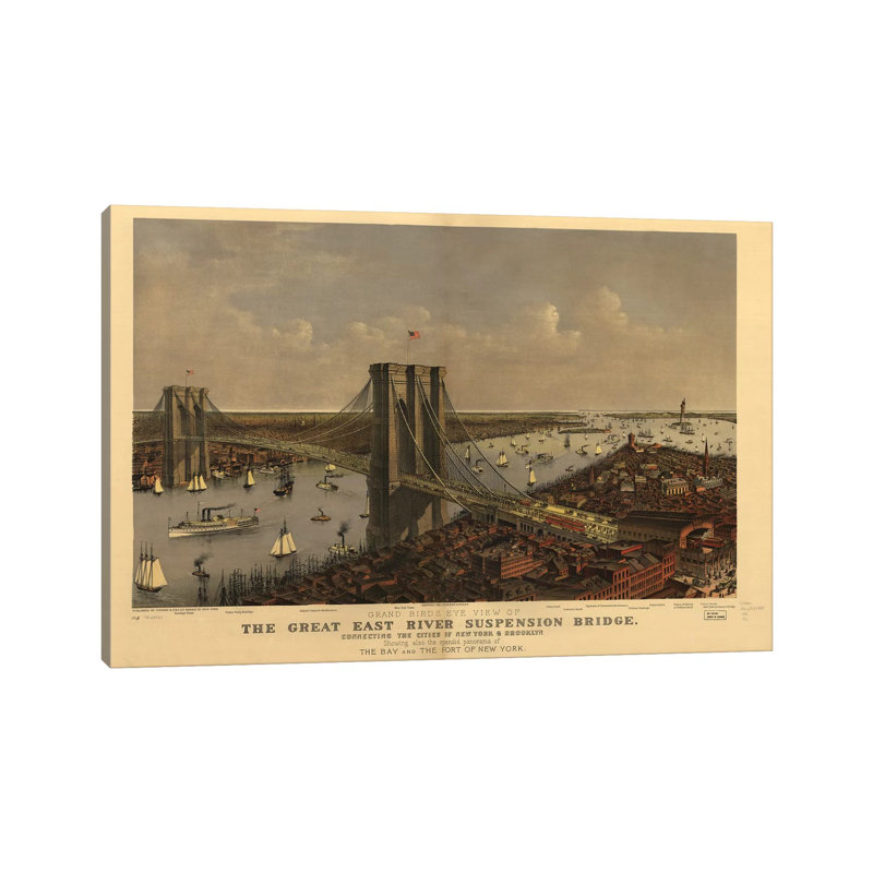 Currier & Ives - Wrapped Canvas Print, 152.5 cm H x 101.5 cm W