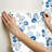 Roux Blue Peel and Stick Wallpaper