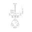 Monegro 3 - Light Shaded Chandelier