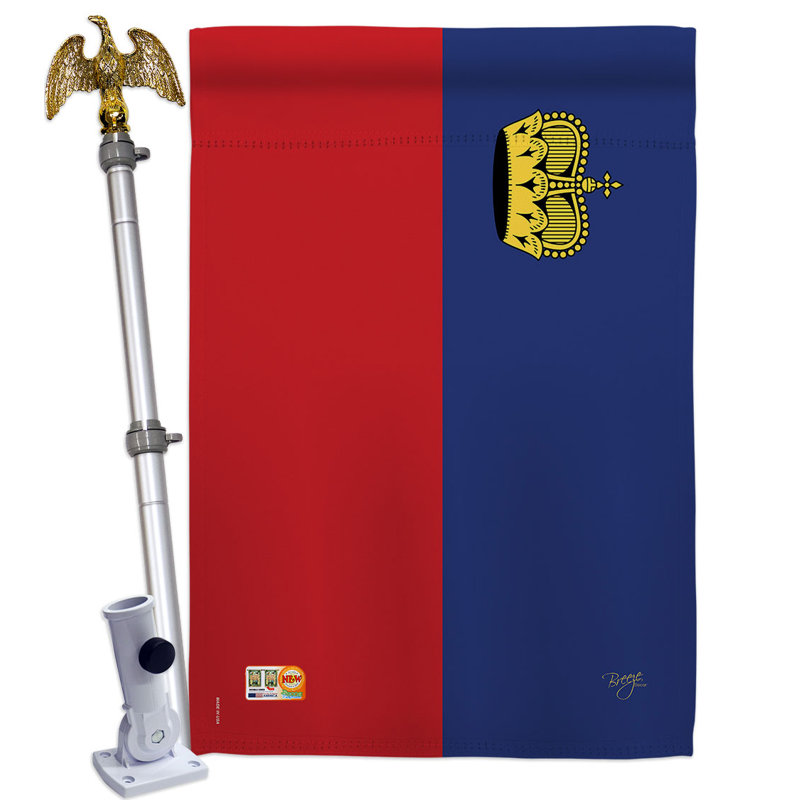 Double Sided 40'' H x 28'' W Polyester Flag Set