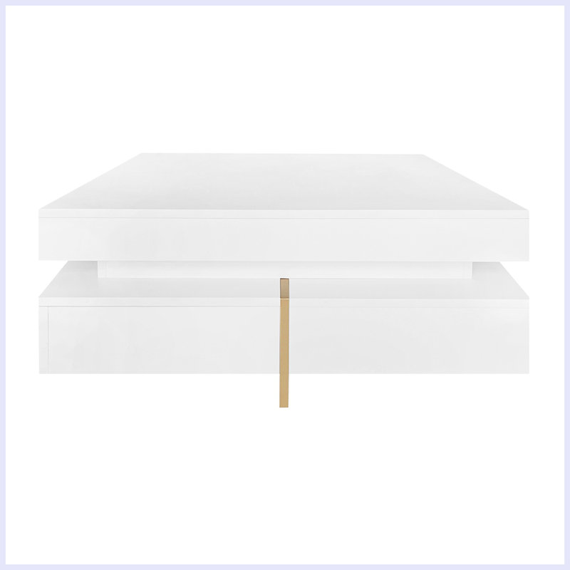 Table basse Nataka, Blanc