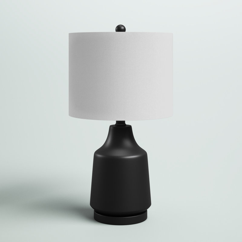 Lampe de table noire 26 po Pressler