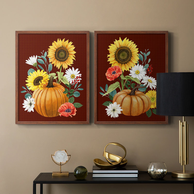 «Beautiful Fall I», reproduction encadrée de qualité supérieure - prête à être accrochée - aucun clou requis - aucun clou requis