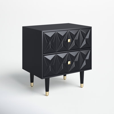 Bethli 2 Drawer Nightstand