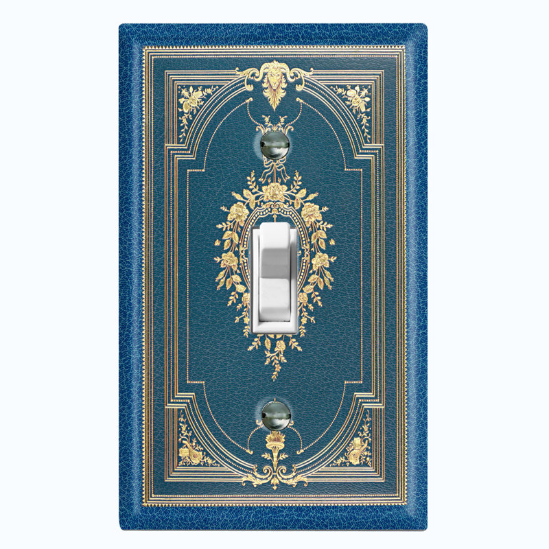 Patterned 1 - Gang Toggle Light Switch Standard Wall Plate