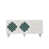 Blanc ivoire + vert