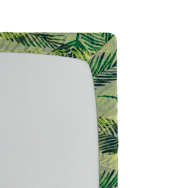 Microfiber Floral Fitted Sheet, Full Fitted Sheet