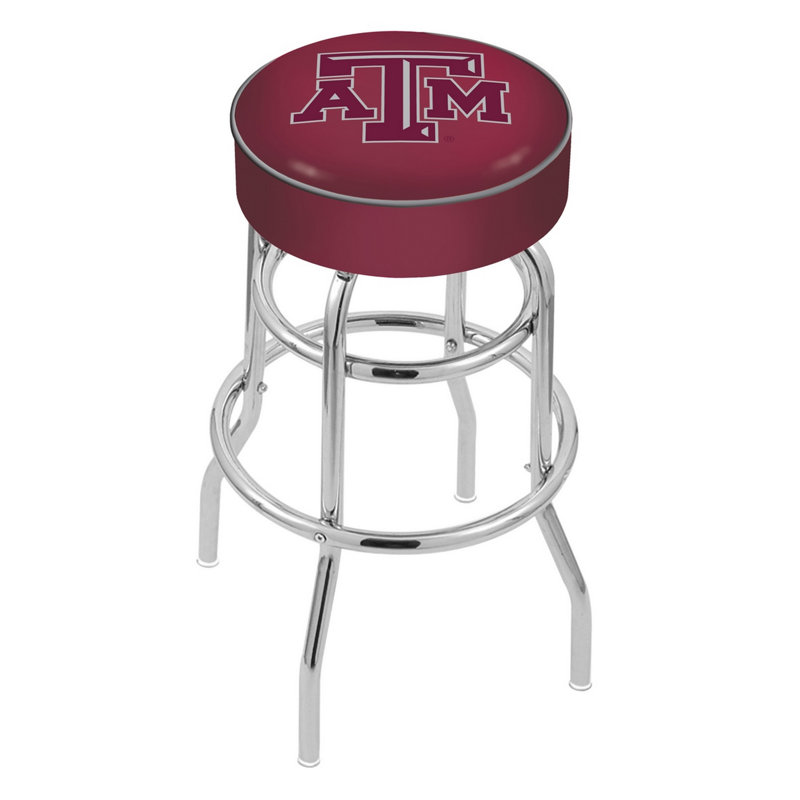 NCAA Swivel Bar & Counter Stool, Bar Stool (30" Seat Height), Texas A&M