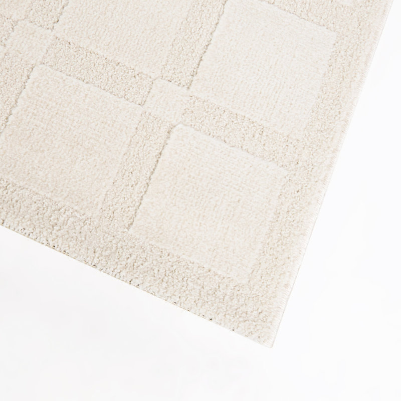 Tapis scandinave Plensa, Crème, 5 pi 3 po x 7 pi