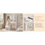 Meuble-lavabo blanc 55,1 po