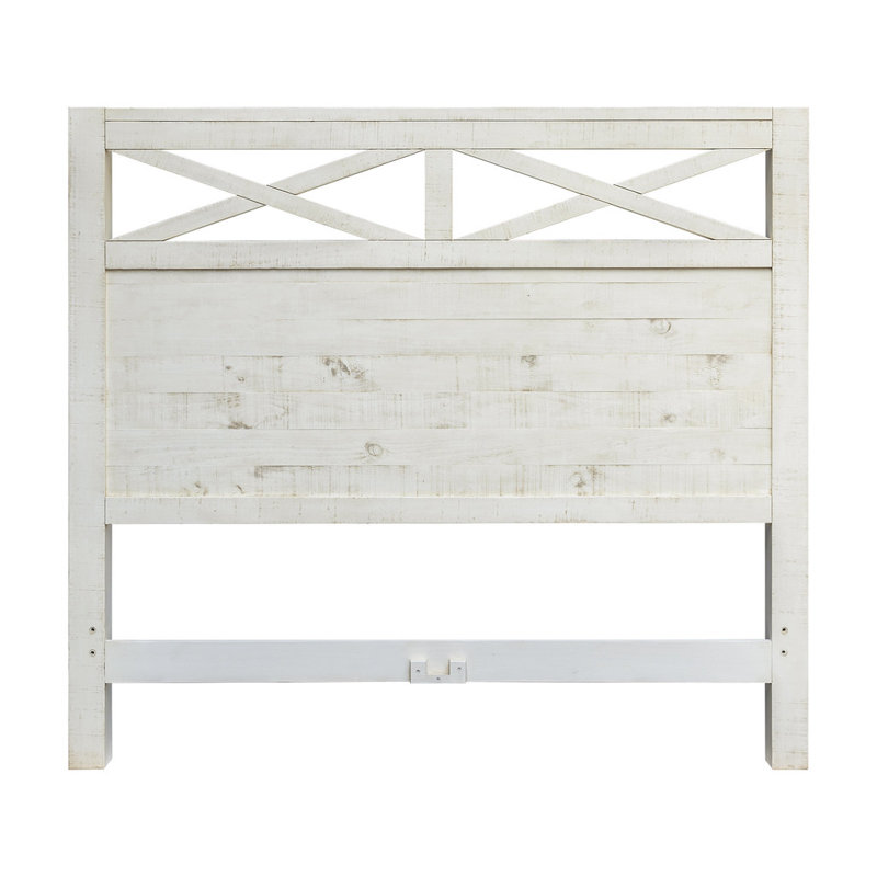 Beechum Solid Wood Panel Headboard, Queen