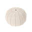 Repose-pieds beige en coton tricoté rond, tendance et poids, capacité de poids de 200 lb, ajout décoratif, nettoyage des taches, bourre de perles, profondeur de 19,81 po, largeur, hauteur de 13,34 po, confort, capacité de charge de 200 lb,