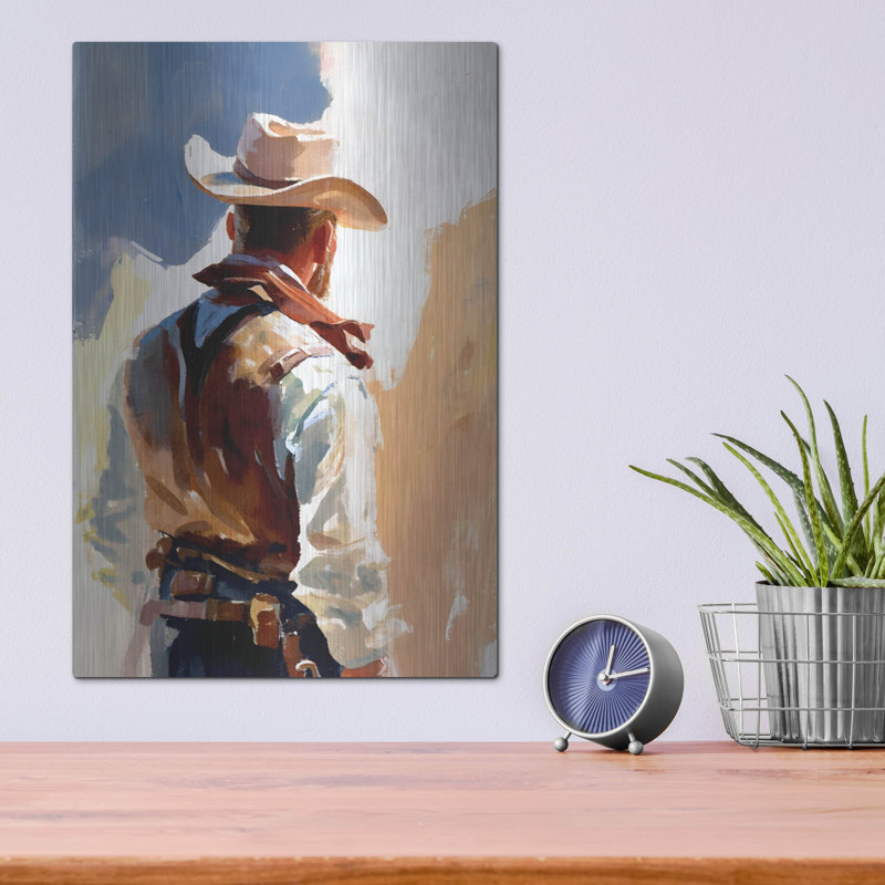 «Cowboy 2» par Petals Prints Design, H 16 po x l 12 po