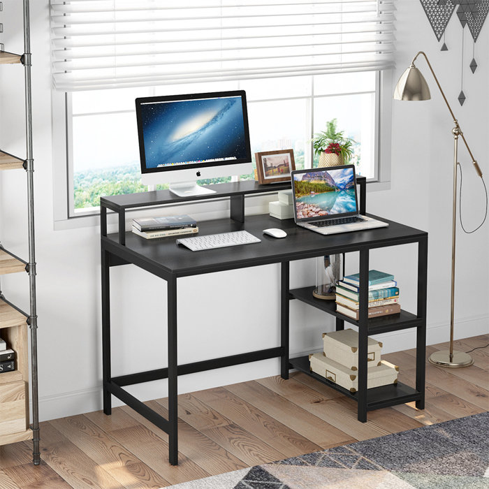 17 Stories Hunter-Clay Computer Desk & Reviews | Wayfair