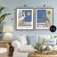 Ensemble de 2 cadres flottants Snowy Egret & Great Blue Heron, design par Nancy Overton-629903116-629903119