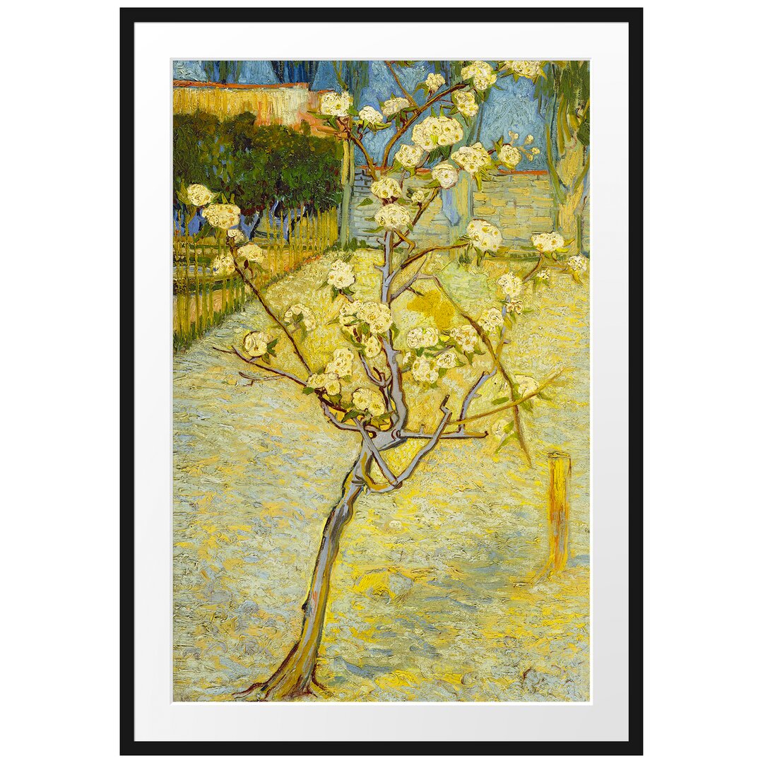 Gemälde Blühender kleiner Birnbaum von Vincent Van Gogh