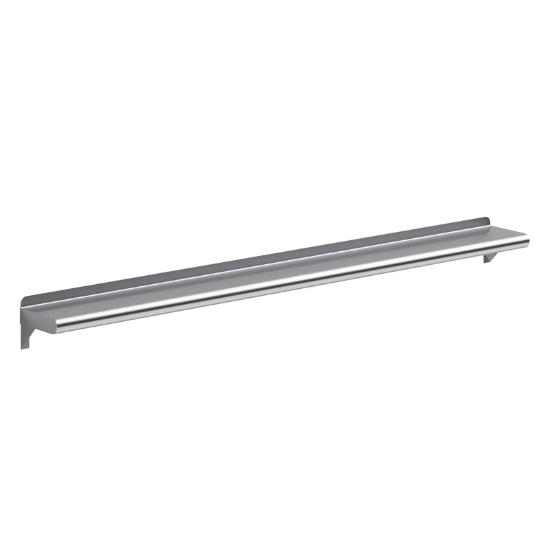 60" Stainless Steel Wall Shelf with Brackets