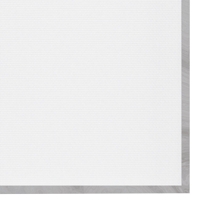 Gray and Beige Abstract Canvas Print with Gray Frame