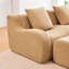 Camel 2 - siège désossé avec un design coulissant et des sièges incurvés ergonomiques, pour un soutien en tissu relaxant dans la zone de confort de la maison, relaxant dans des espaces