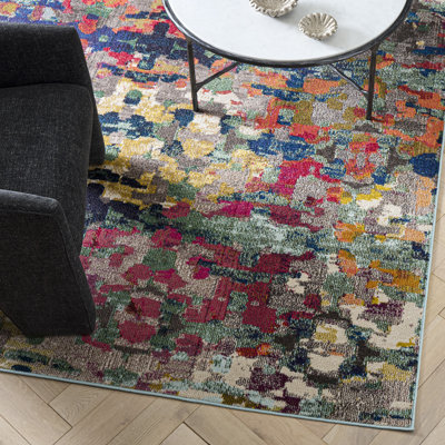 Hertzler Southwestern Green/Blue Area Rug