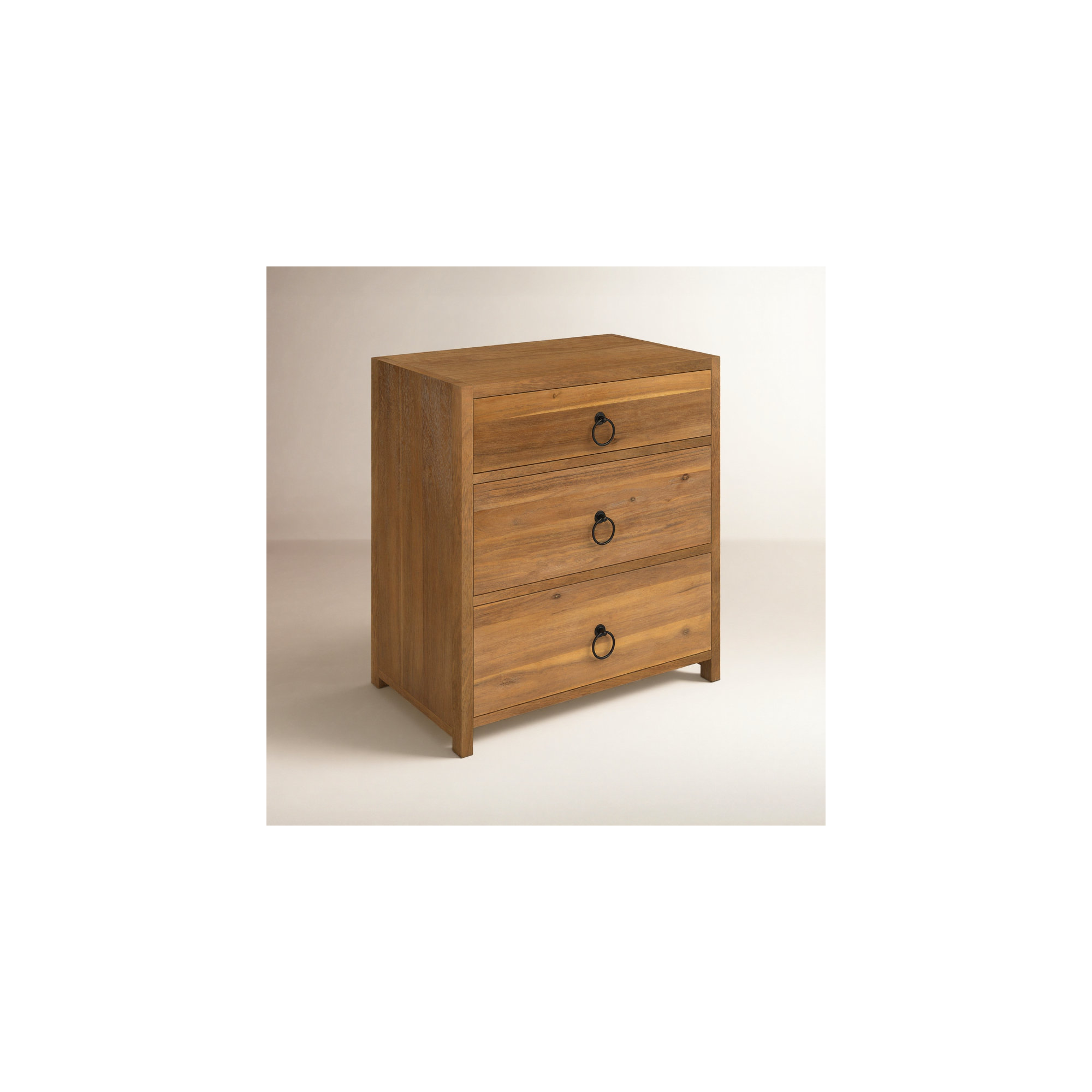 Elin 3 - Drawer 25" Nightstand, Natural