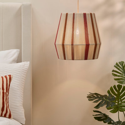 1 - Light Paprika Stripe Pendant