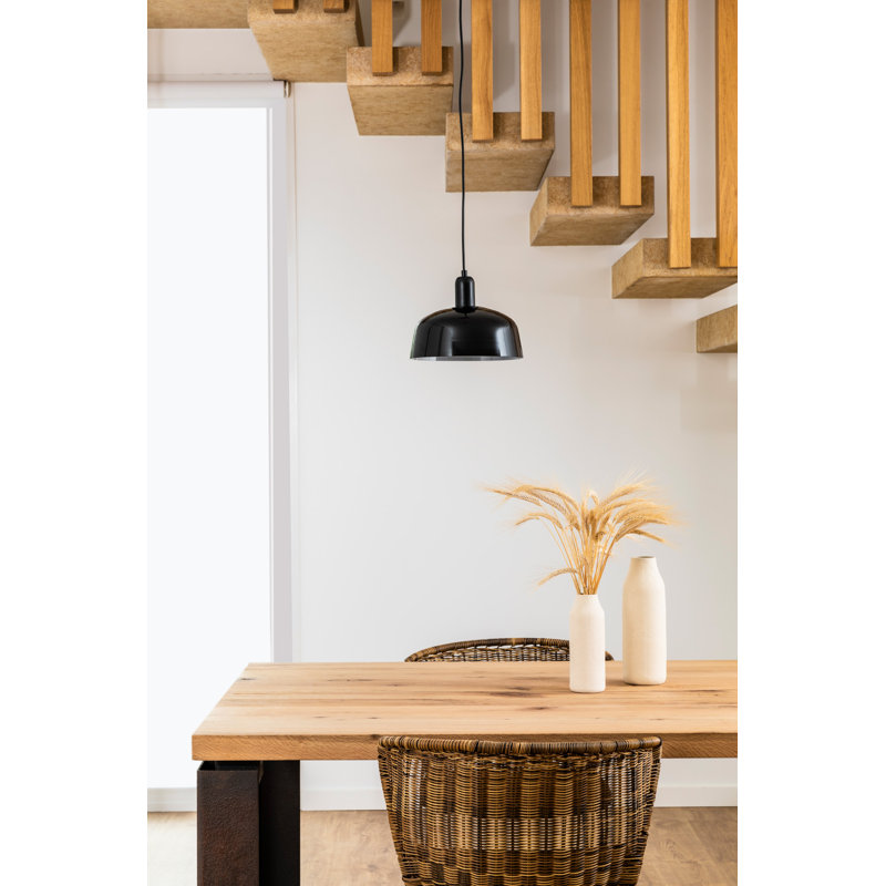 Tatawin Pendant , 4.53" H x 9.84" W x 9.84" D, Black