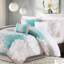Édredon en coton imprimé très grand, 3 coussins décoratifs, jupe de lit à motif floral 200Tc, bourre, jupe, coussins décoratifs-127366217-127366218