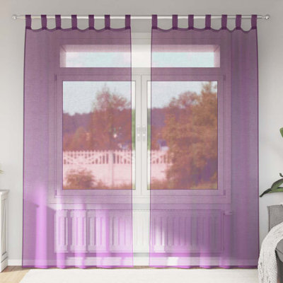 Semi Sheer Curtain Pair
