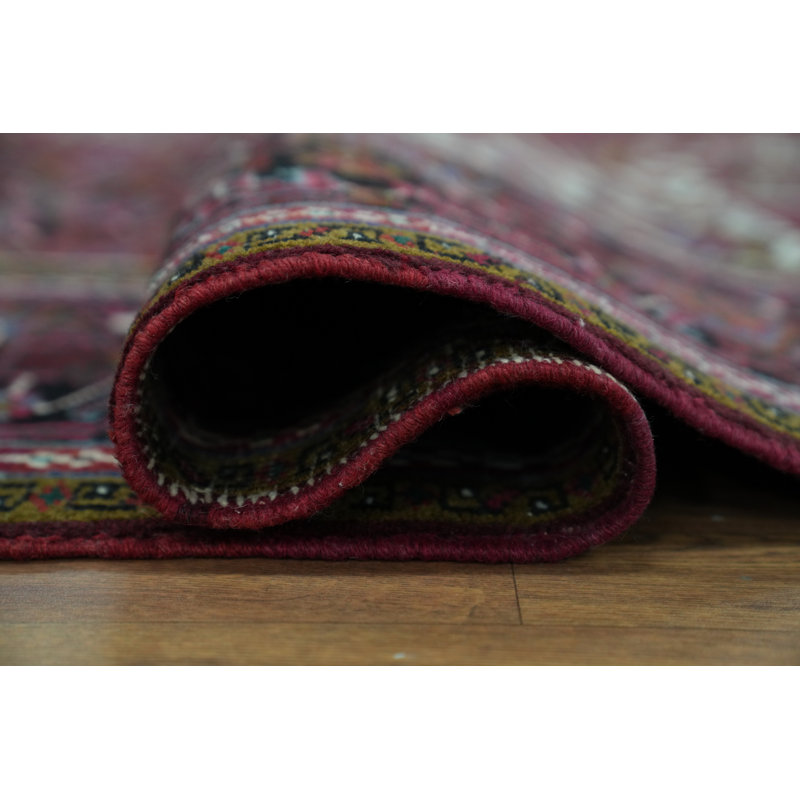 Tapis traditionnel en laine à motif géométrique 10 x 12