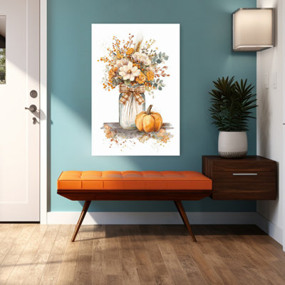 «Fun Fall», art floral moderne, automne rustique