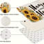 Ensemble de tapis de cuisine Beige Sunflower Home Sweet Home