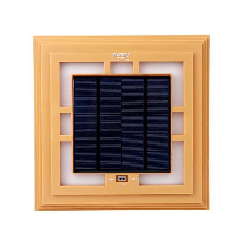 Solar Classic Zen LED Outdoor Lantern Japanese Style, Small - 15.6" H x 9.45" W x 9.45" D