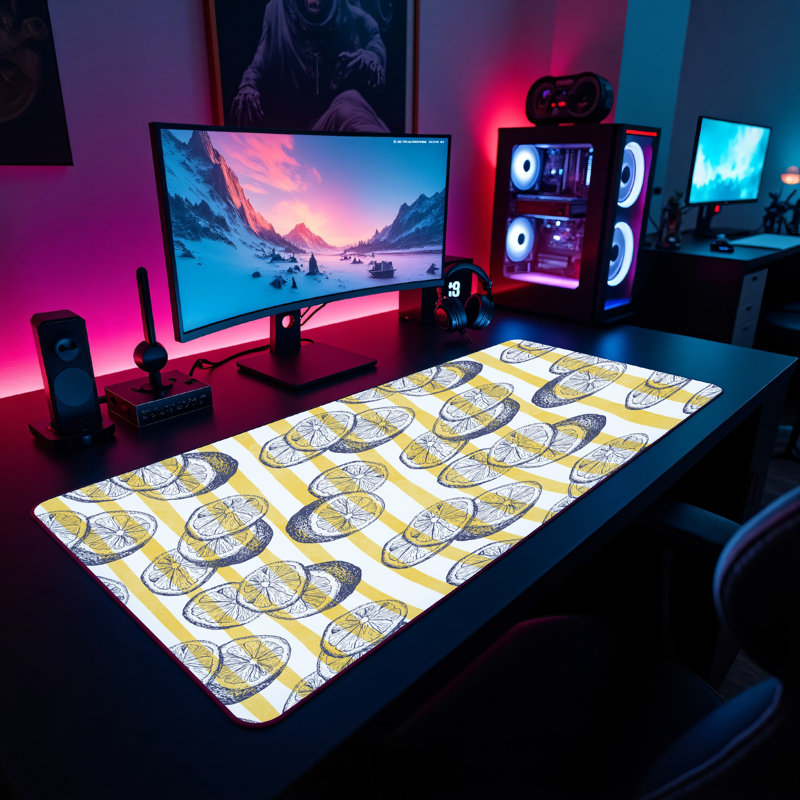 Polyester Desk Pad, 31.5x15.5