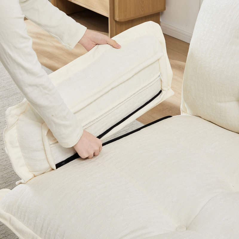 Canapé modulaire avec tissu chenille respirant