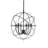 6 - Light Dimmable Globe Chandelier