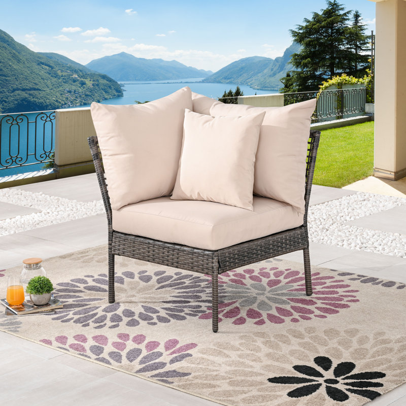 Chaise longue d'extérieur avec coussins Addiego