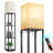 Nevaen 63'' Column Dimmable LED Floor Lamp with Remote&Shelves-787320725