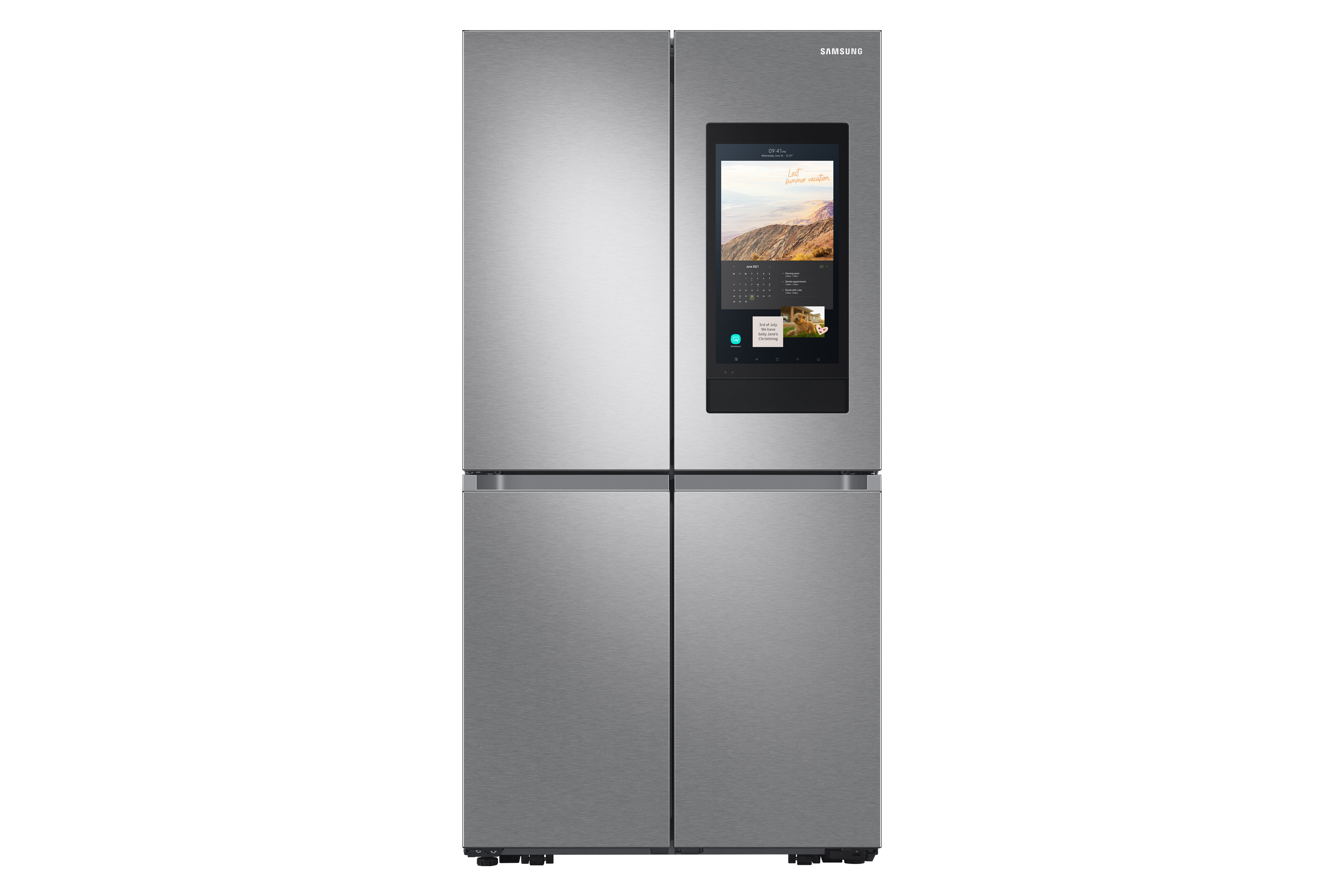 Réfrigérateur à portes françaises Samsung, 30 po, 21,6 pi³ blanc