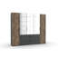 Arielle 5 Door Manufactured Wood Wardrobe-71171435