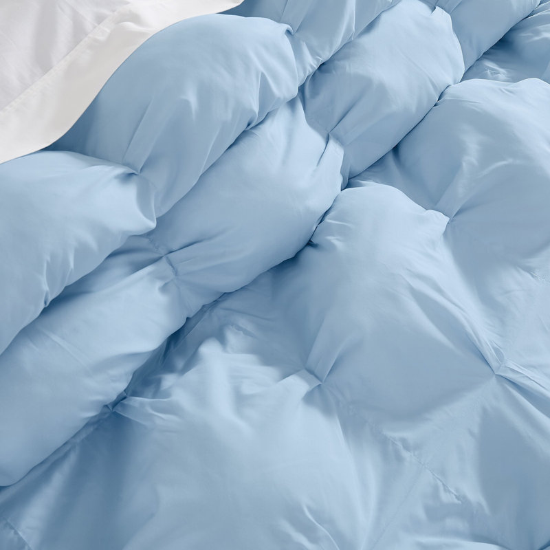 Truly Soft Cloud Puffer, Queen Comforter + 2 Standard Shams, Sky Blue