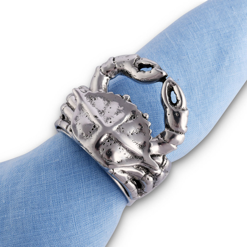 Crab Metal Napkin Ring