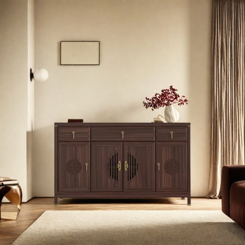 Buffets polyvalents de style rétro, 35.43" H x 47.24" W x 17.72" D
