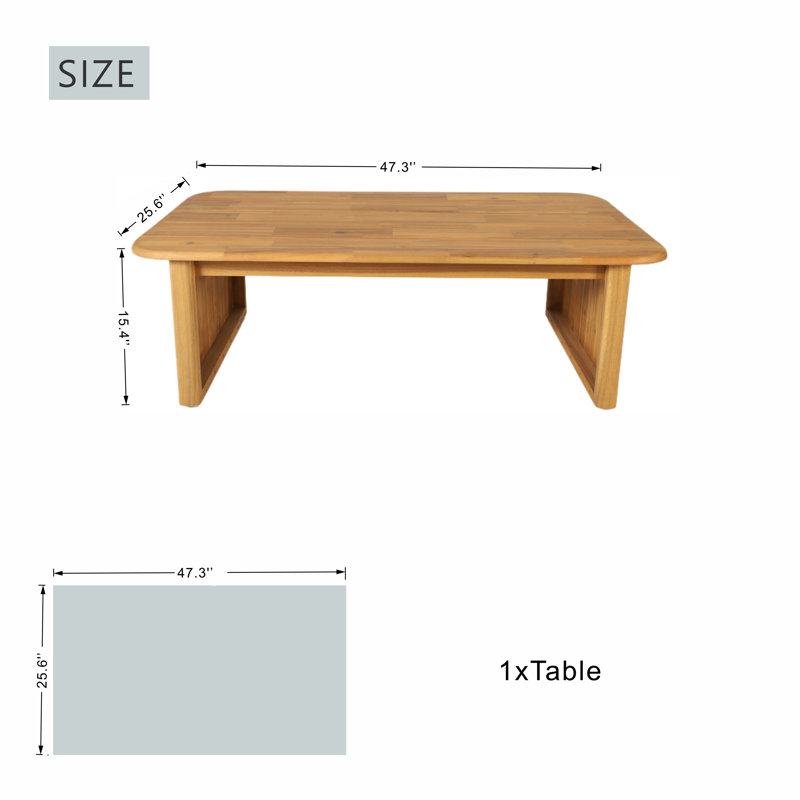 Table basse d'extérieur Guzal