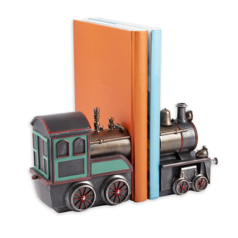 Locomotive Resin Bookends