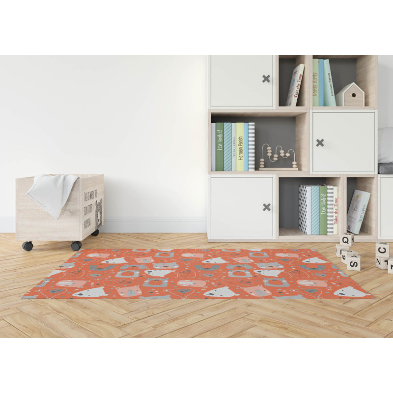 Tapis de jeu Bear Face, Rectangle 5 pi x 7 pi