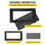 VEVOR 1'' W x 18'' L Powder Coated Steel Vent Cover