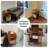32.28"Brown Solid Wood boxwood Coffee Table