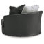 Fauteuil d'appoint pivotant surdimensionné Nilay