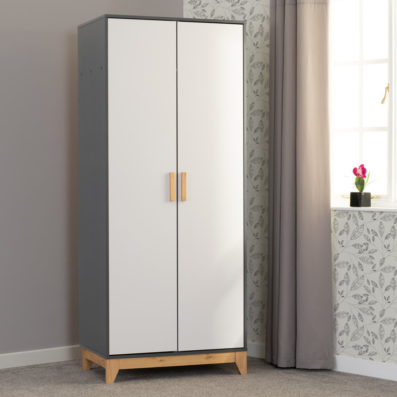 Lanoka 2 Door Manufactured Wood Wardrobe